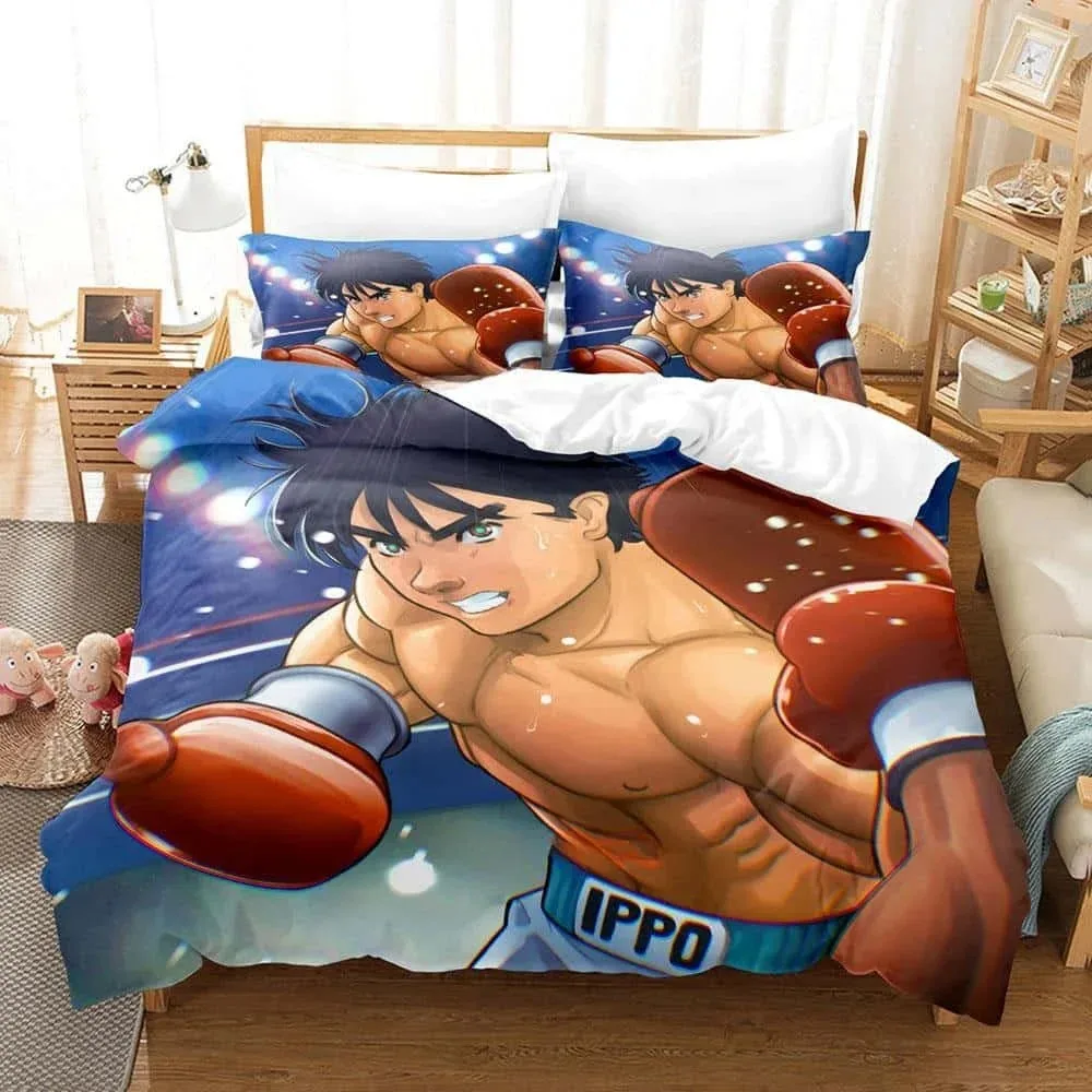 Fashion 3D Printing Anime Hajime No Ippo Bedding Set Single Twin Full Queen King Size Bed Set Adult Kid Bedroom Duvet cover Sets