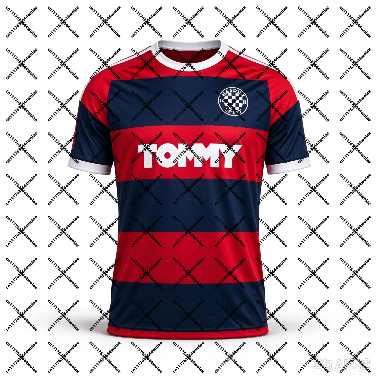 26-27 Croatia Outdoor Soccer Sport Breathable Top Adult T-shirt HNK Hajduk Split Unisex Special Training Dry-fit Football Jersey