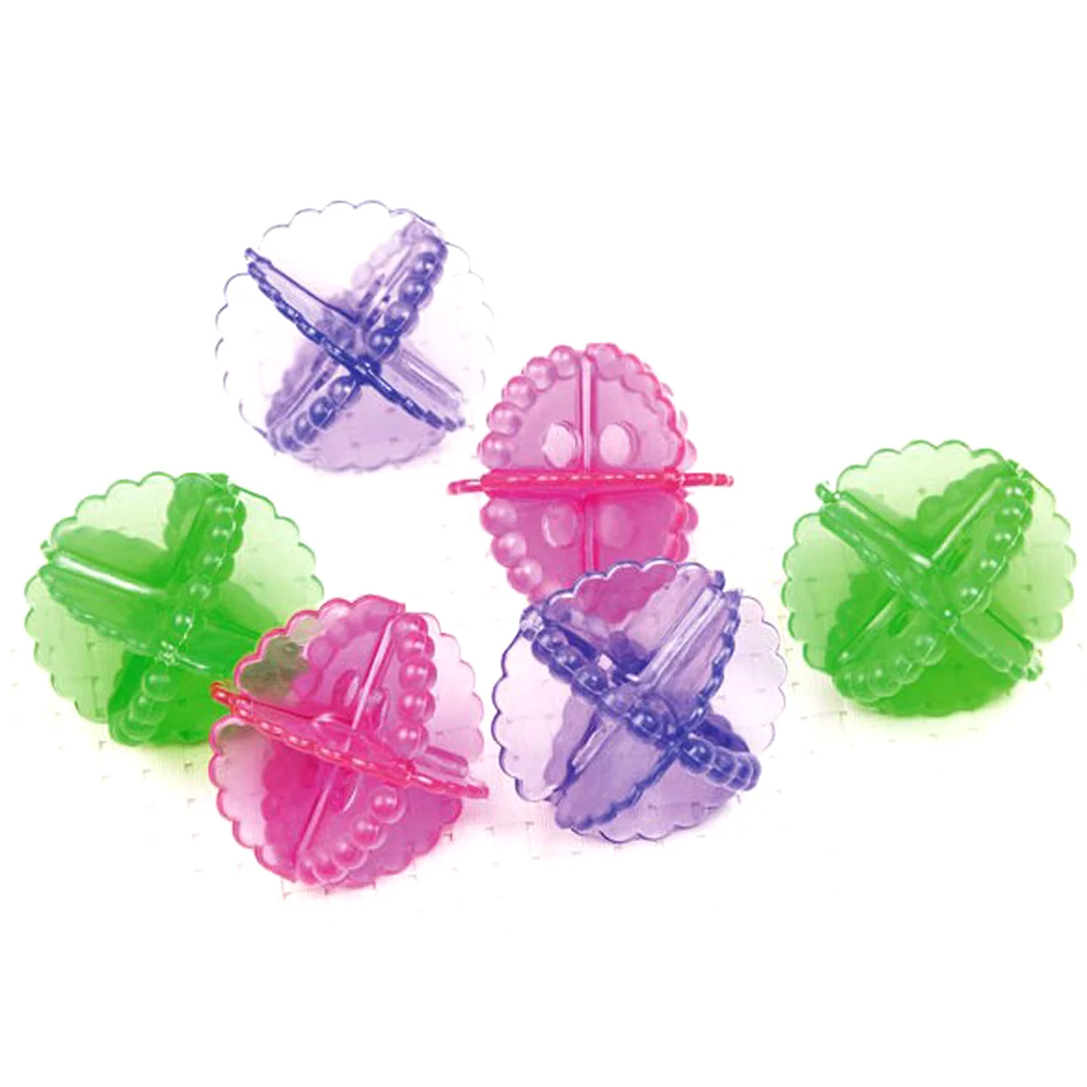 

4pcs Reusable Laundry Balls Washing Balls (Random Color) Reusable Laundry
