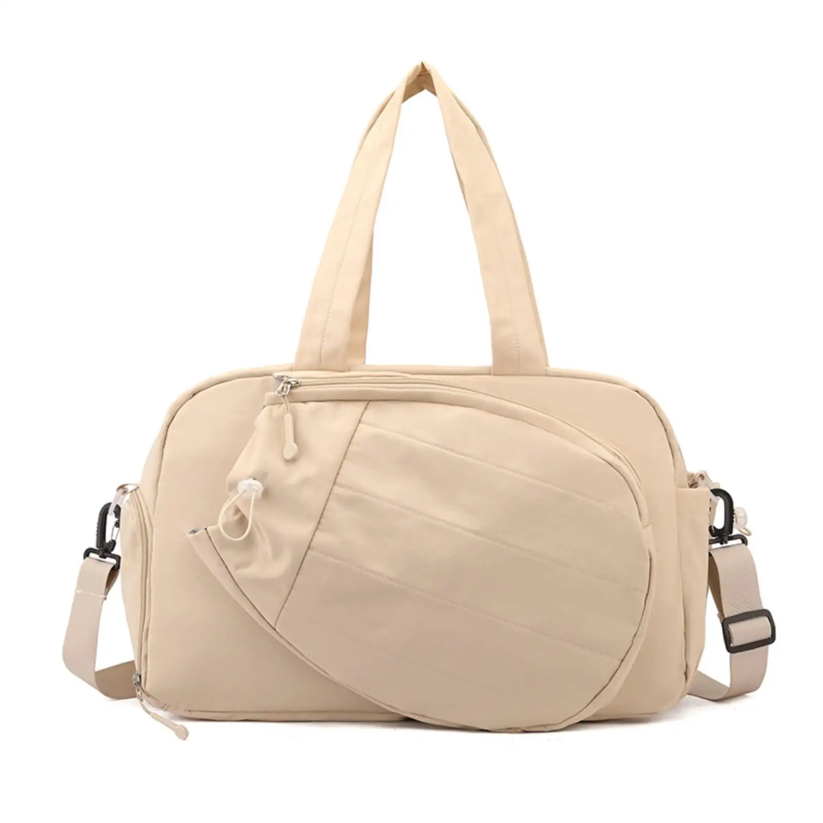 High Quality Nylon Gym Tote Bag with Expandable Storage for Sports Gear Clothing and Weekend Getaway Essentials