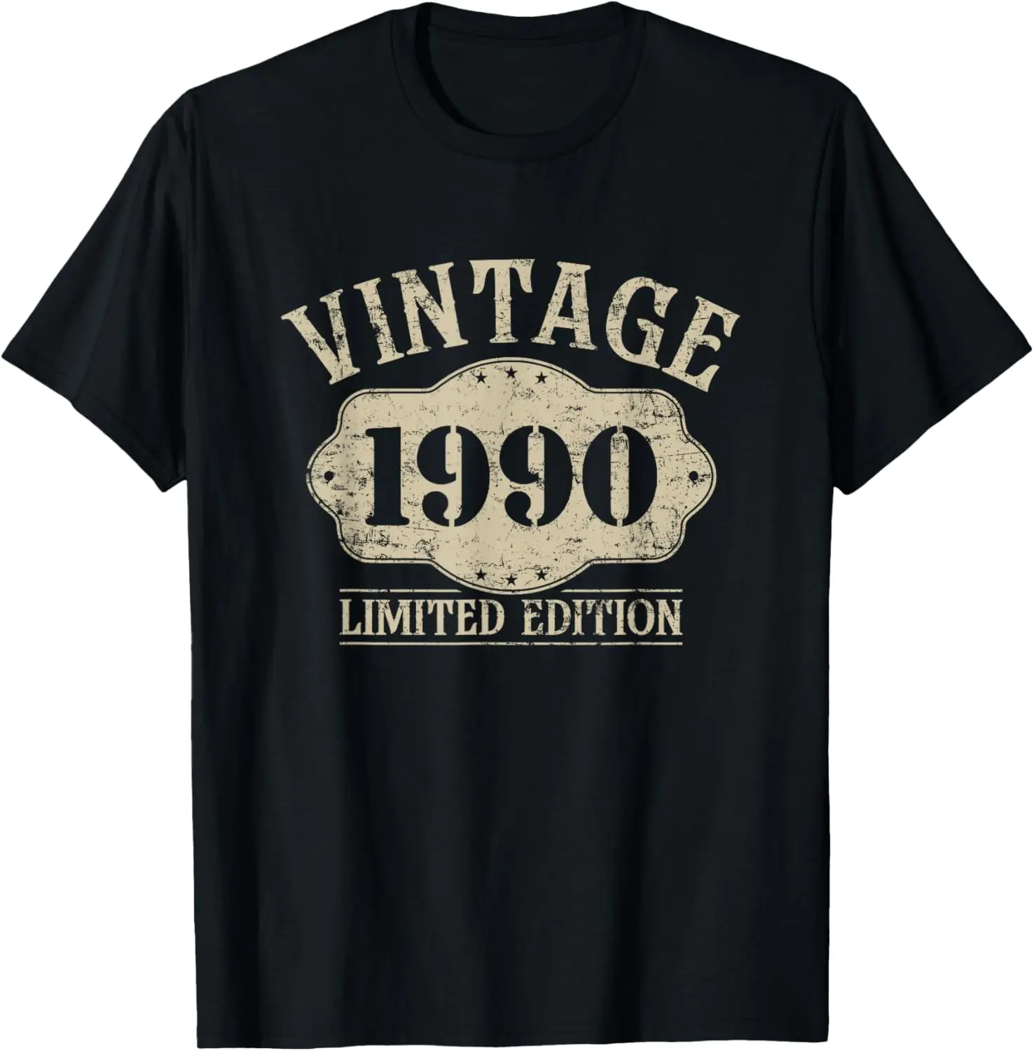 Limited Edition 1990 T-Shirt zum 36. Geburtstag für Männer und Frauen, individuell bedruckte Grafik-T-Shirts aus Baumwolle, Vintage-T-Shirt für Herren, Camisas