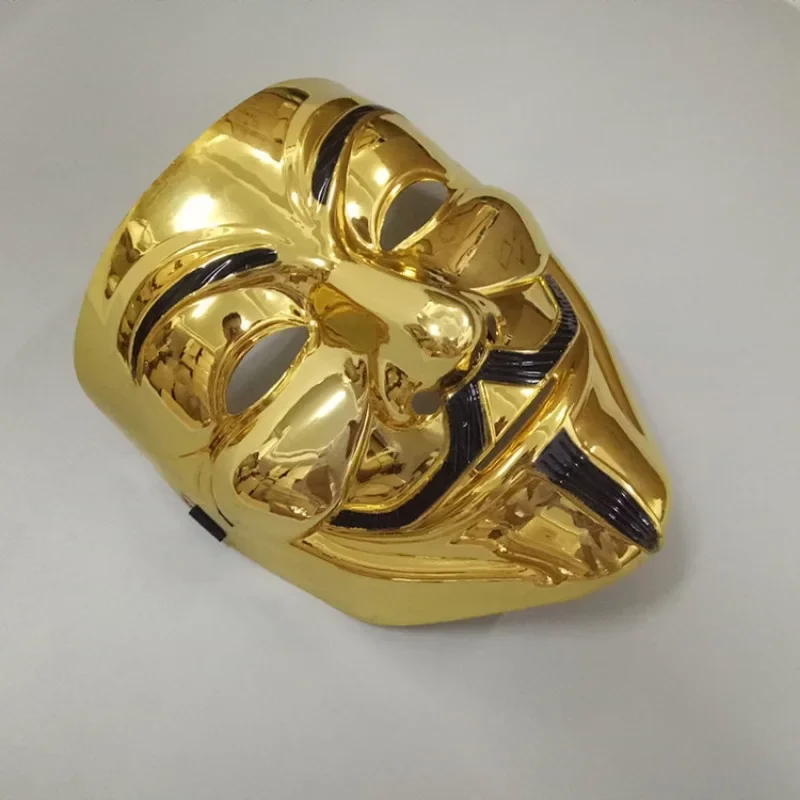 

Hot V for Vendetta Mask Anonymous Guy Fawkes Fancy Adult Costume Accessory Party Cosplay Halloween Masks