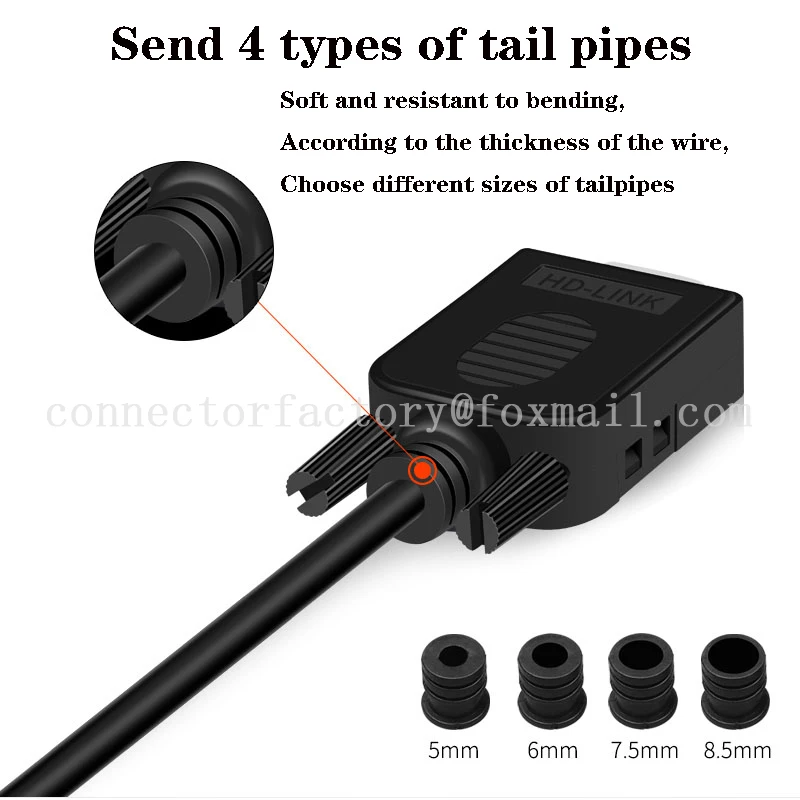 D-SUB المنفذ التسلسلي DB9 لحام موصل التوصيل 9 دبوس محول محطة RS232/COM ميناء لحام الذكور والإناث #5