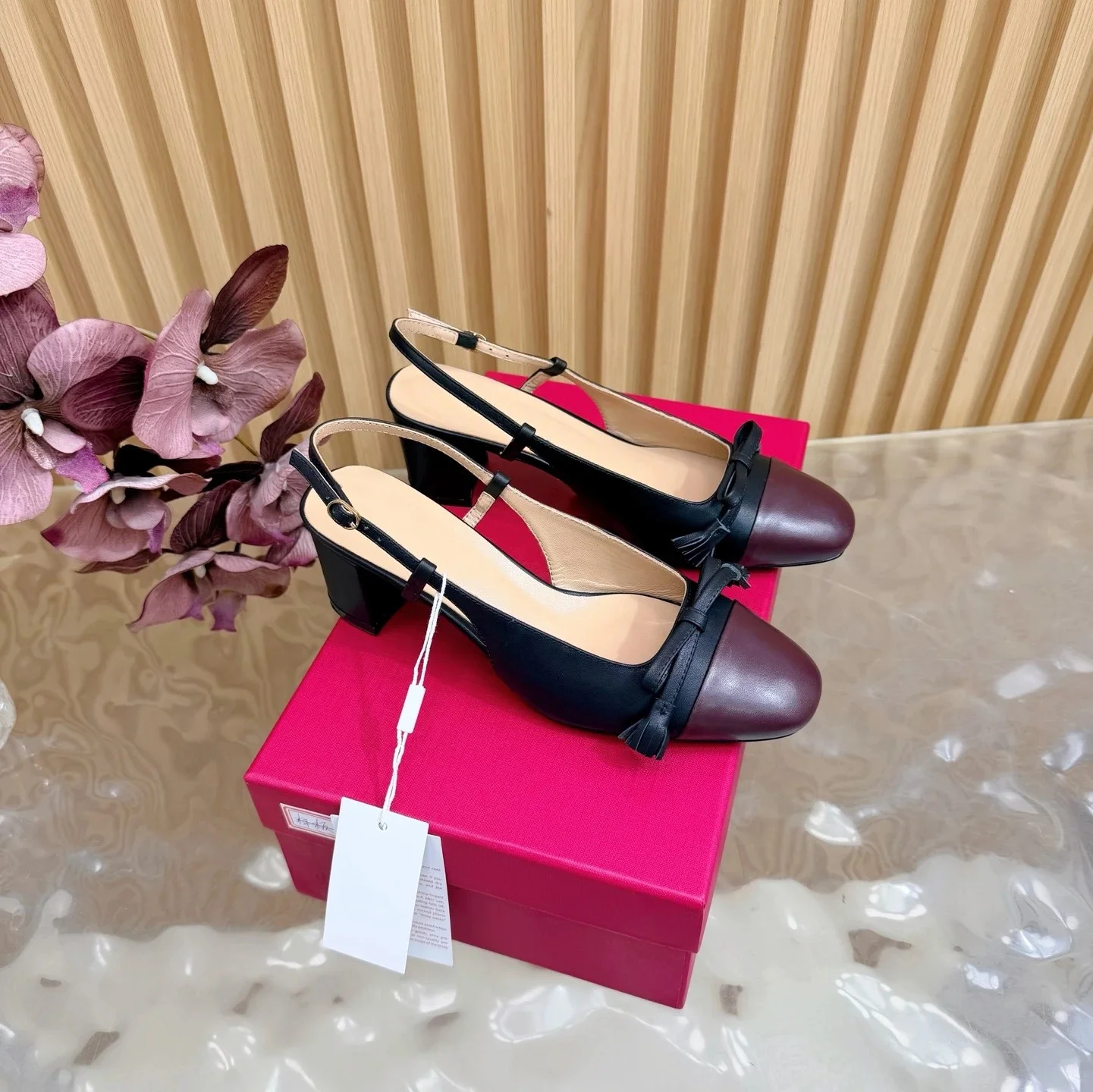 Shoes Women Size35-41 Genuine Leather Pumps Med Heels Flat Platform Sewing Loafers Round Toe Designer Shoes Zapatillas De Mujer