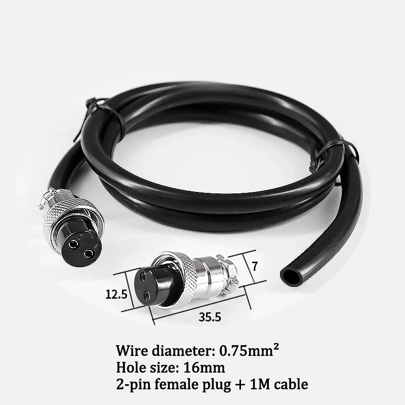 Aviation Plug GX16 Connector Cable 2/3/4/5/6/7/8/9/10 Core Socket Connector Female Plug 1m 2m 20CM Wire