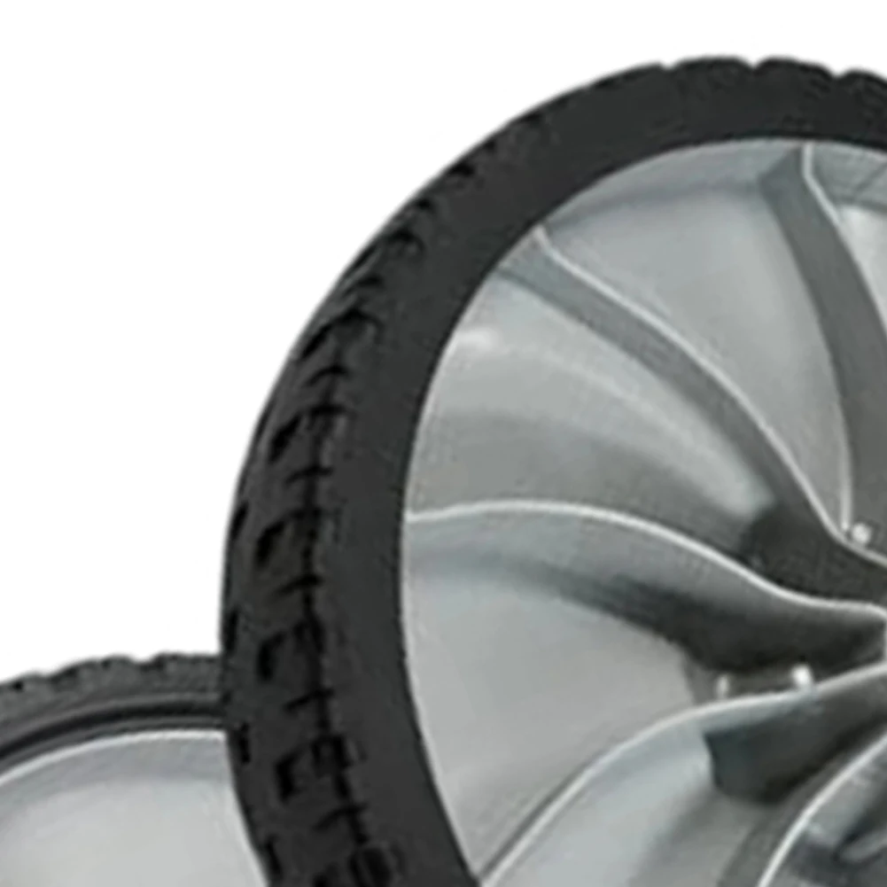 1.75 Inch Wide Wheel Plastic Rear Wheel For Mower Maintenance 1 2 Inch Bore Size OEM Specification Fit Direct Part Replacement