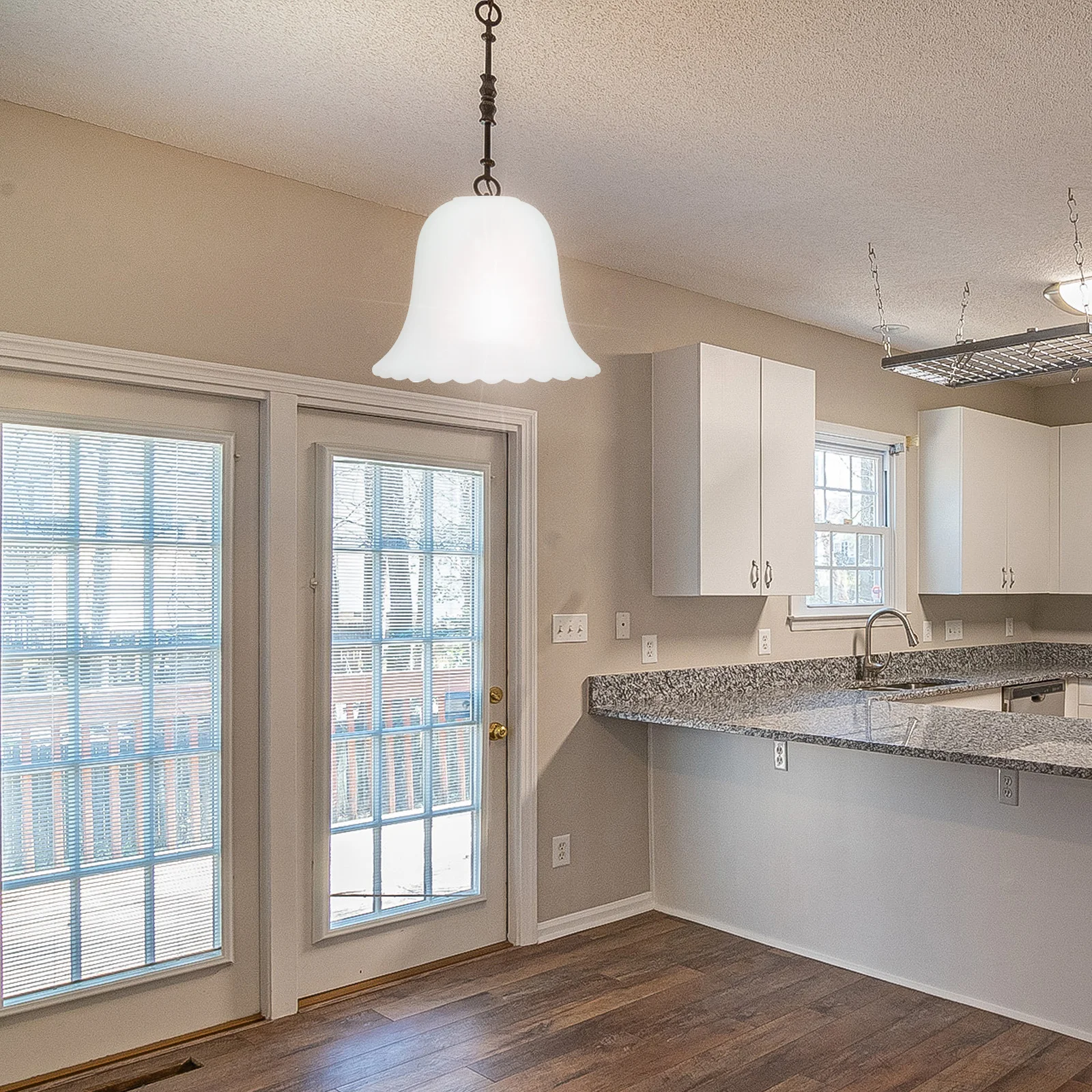 

Vintage Glass Pendant Light Shade Frosted Lampshade Replacement for Home Hotel Bedroom Lighting Small Lamp Shades