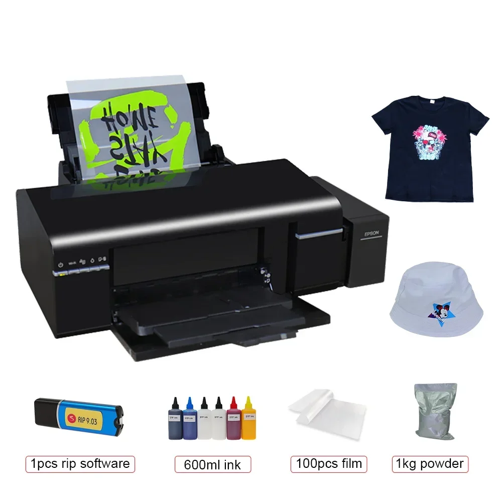 A4 DTF Printer Directly Transfer Film T shirt Printing Machine Heat Transfer DTF Printing Machine For t shirt jeans cap