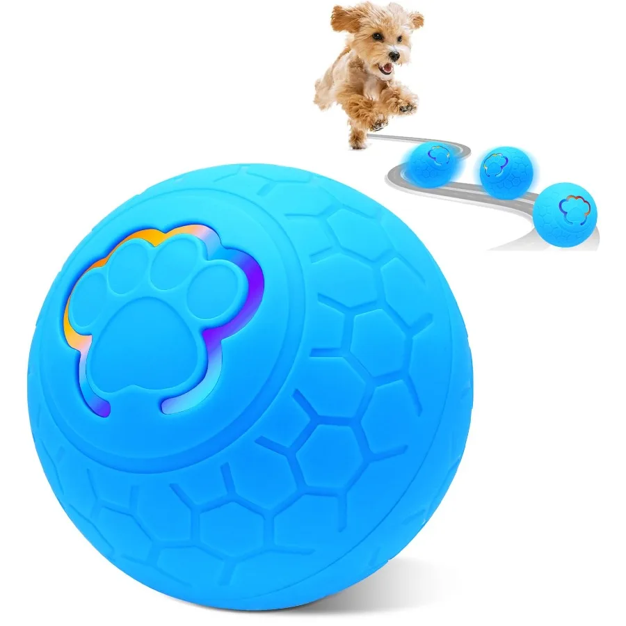 

Smart Dog Toy Ball Electronic Interactive Pet Toy Moving Ball USB Automatic Moving Bouncing for Puppy Birthday Gift Cat Product