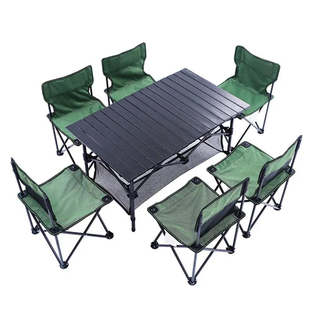 alloy fishing mountain bistro patio traveling outdoor folding portable aluminum aluminium picnic camping table and chair set