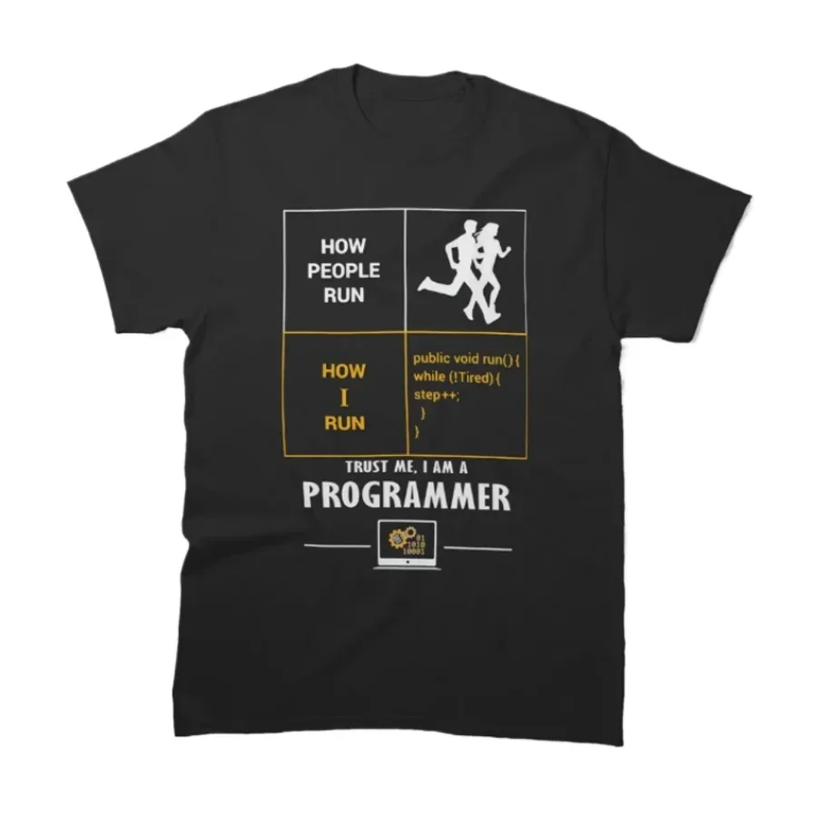 

Funny Trust Me I Am A Programmer T-Shirt 100% Cotton O-Neck Summer Short Sleeve Casual Mens T-shirt Size S-3XL