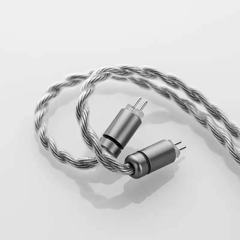 كابل سماعات Moondrop Free DSP USB-C تصميم مطلي بالفضة HiFi كابل ترقية كابل إخراج صوت متوازن بالكامل كابل سماعات الرأس - 3