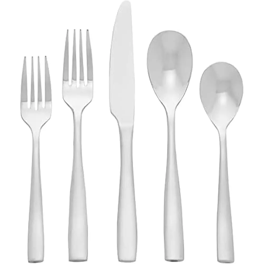 

20-Piece Stainless Steel Flatware Set, Service for 4