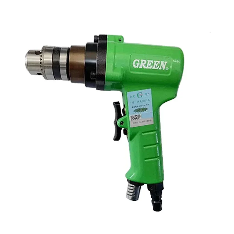 Home Decoration Maintenance Reversible Pneumatic Tools Air Drill 1/4 Air Intake Joint Air Drill