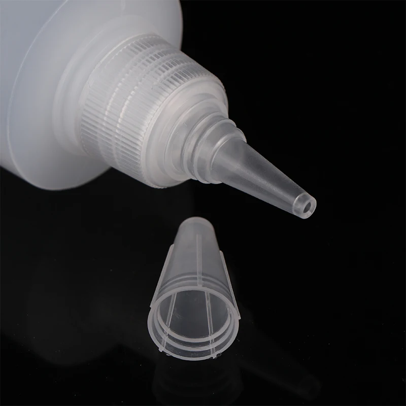 

1PC 10-1000ML Empty PE Plastic Glue Bottles With Screw-On Lids Squeeze Liquid Ink Oil Dropper Bottles With Cap