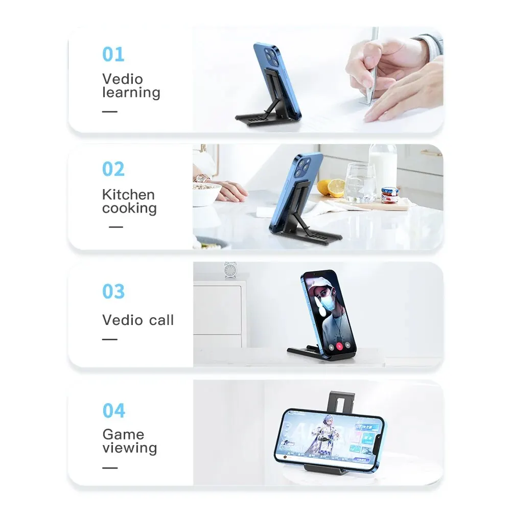 Essager-Suporte de mesa portátil, mini suporte dobrável para celular para iphone 13 pro max, ipad, suporte de mesa xiaomi