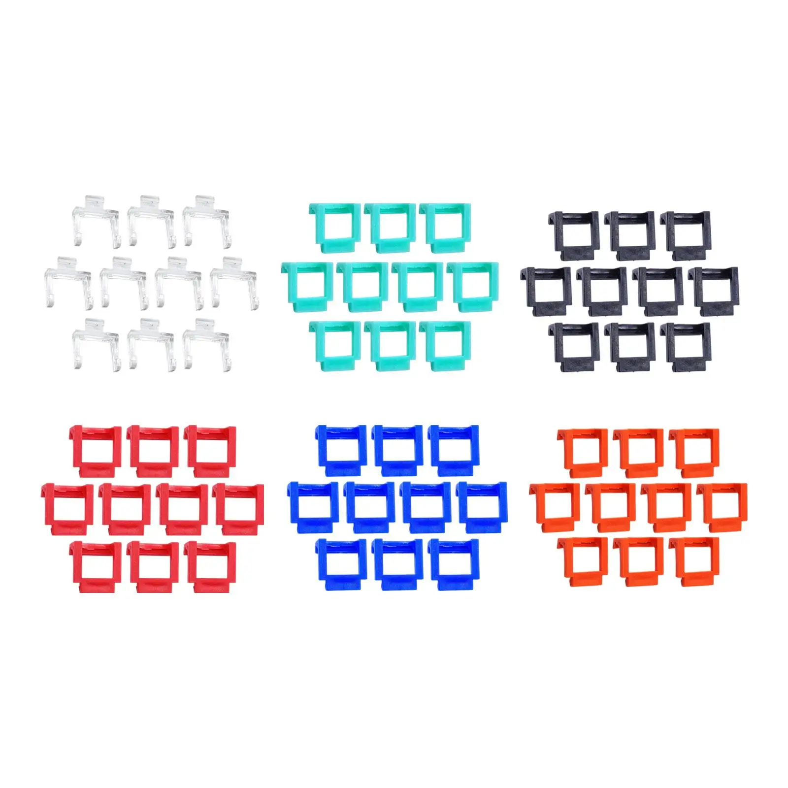 Riser Card Holder Plastic PCIE Fixing Buckle Vertical Locker Accessory for Motherboard Graphic Card Secure Mount