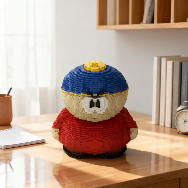 

Конструктор MOC Эрик Картерман из South Park, 6907 деталей, модель-скульптура, креативный подарок, коллекционный декор, премиум-класс для детей