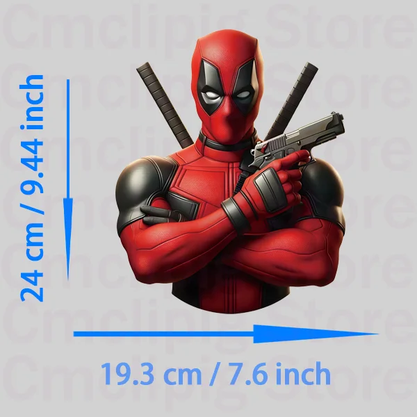 Marvel Heroes Wolverine Iron on patches stripes appliques thermo-stickers for children printing for clothes vinyl stickers