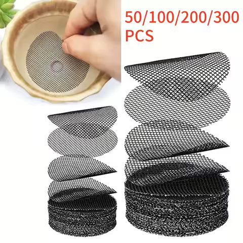 Pot Hole Mesh Pad Mat Grid Round Drainage Hole Screen for Pot Bottom Prevent Soil Loss Anti Bonsai Flower Plant Gardening Tools