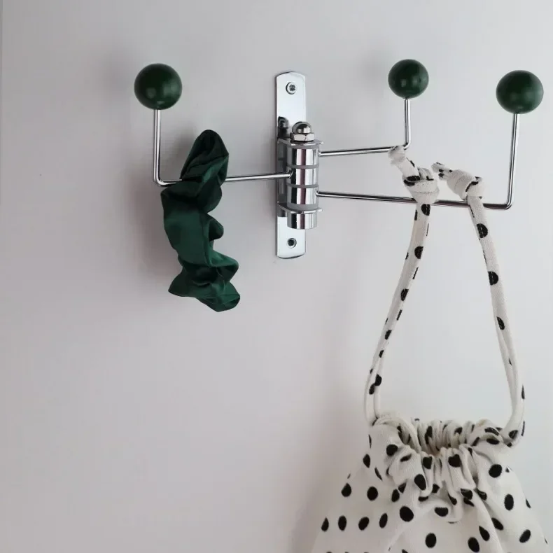 Multifunctional Hanger Hooks Retro Decorative Clothes Organizer Iron Wall Coat Racks Space Saving Living Room Furniture