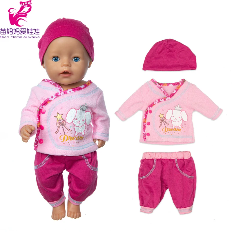 43cm Baby Doll Clothes Jacket Dress For 17 inch Dolls Clothes Toys Doll Outwear