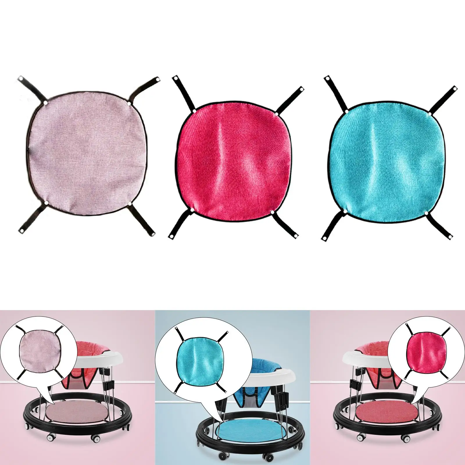 Multi Functional Stroller Cushion Washable Cloth Pad for Folding Baby Stroller Double Twin Stroller
