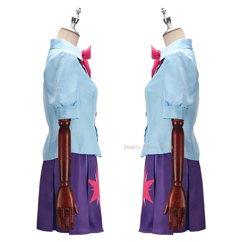 أنيمي ليتل المهر الشفق تألق الإنسان تأثيري حلي شعر مستعار فستان هالوين كرنفال حفلة ملابس نسائية