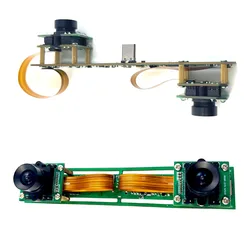 Dual Lens Stereo USB Camera Module 3840Γ1080 Synchronous Output Flexible FPC
