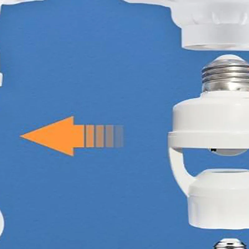 360 Degrees LED Night Lamp E27 Socket Base AC 85-265V Human Induction Lamp Holder PIR Motion Sensor Delay Time Adjustable Switch