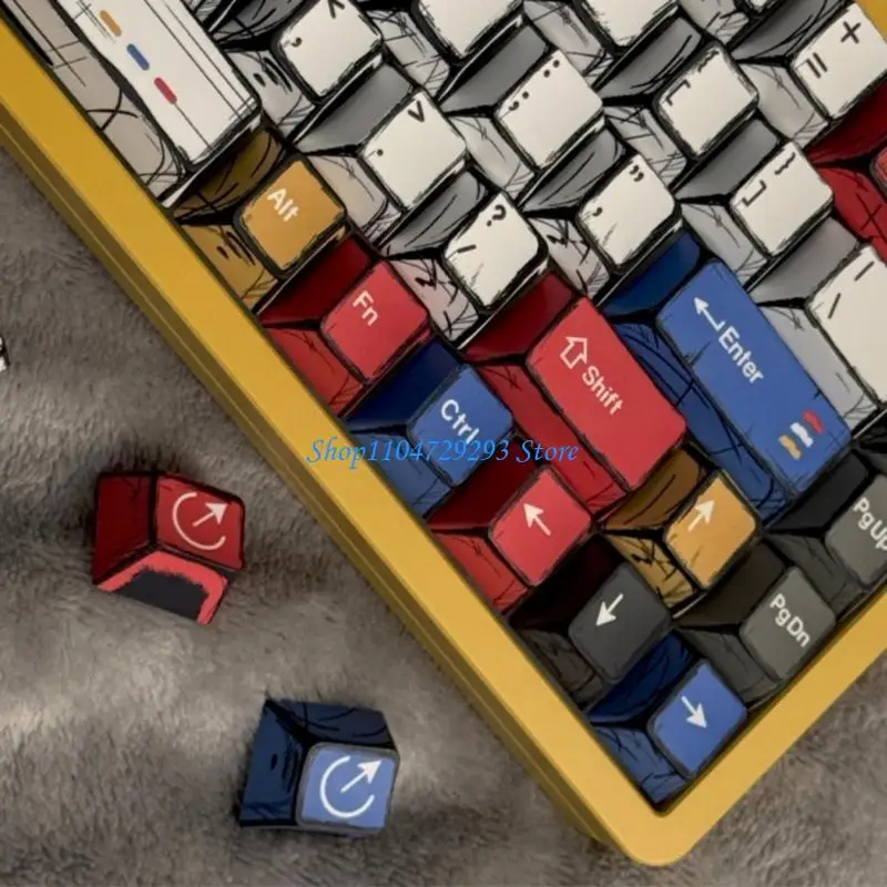 Y2GD 136Key KeyCaps Durabilità Design ergonomico keycap per tipo comodo