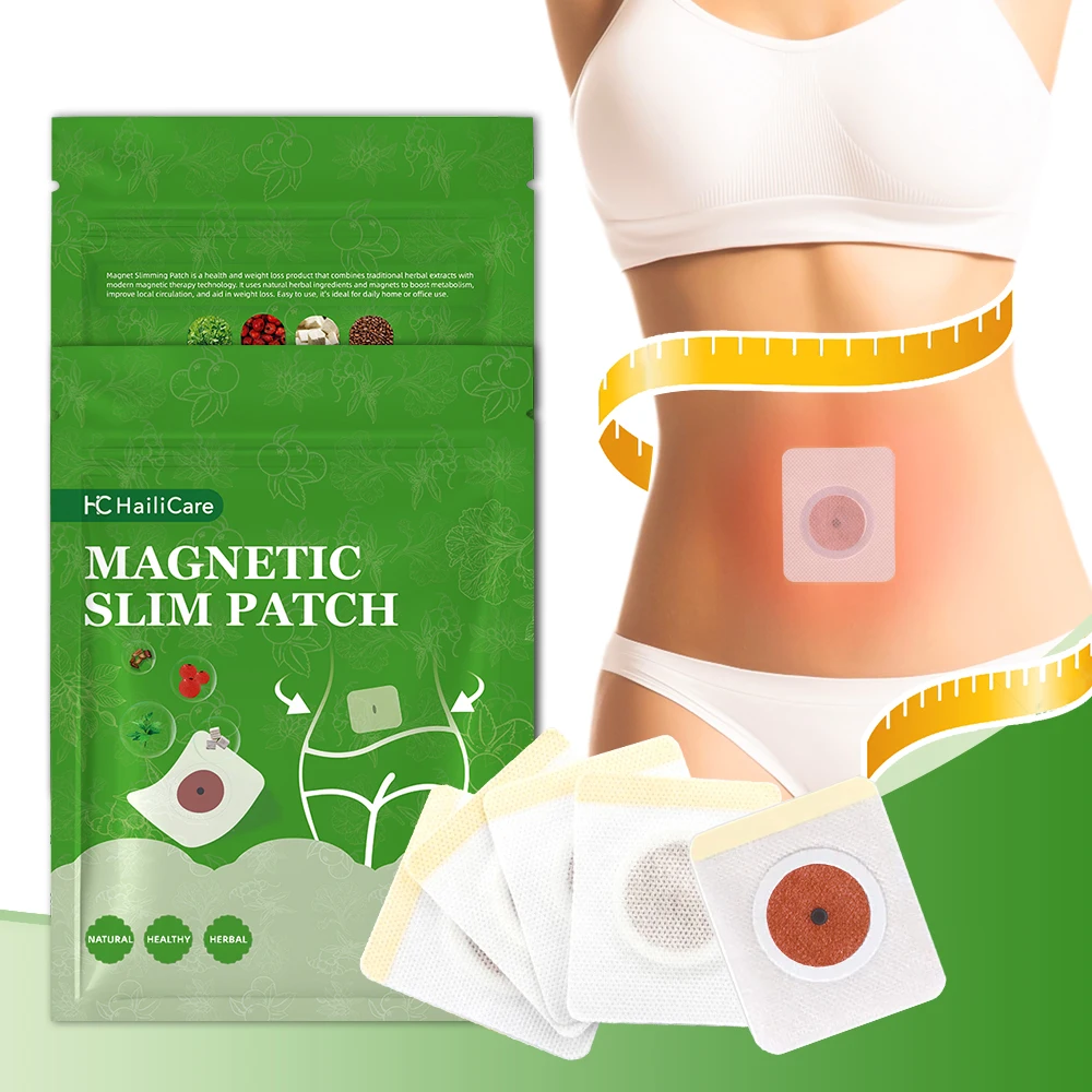 

60pcs Body Shaping Patches Fast Burning Detox Abdominal Navel Sticker Natural Mugwort Herbs Extract Patch Belly Slimming