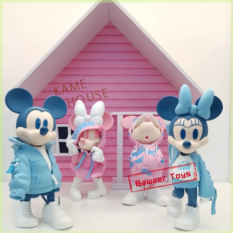 

Новая оригинальная фигурка Magic Storm Disney с Микки Маусом и Минни Маусом 15 см, коллекция экшн-фигурок Tide Play, подарочные украшения, игрушки