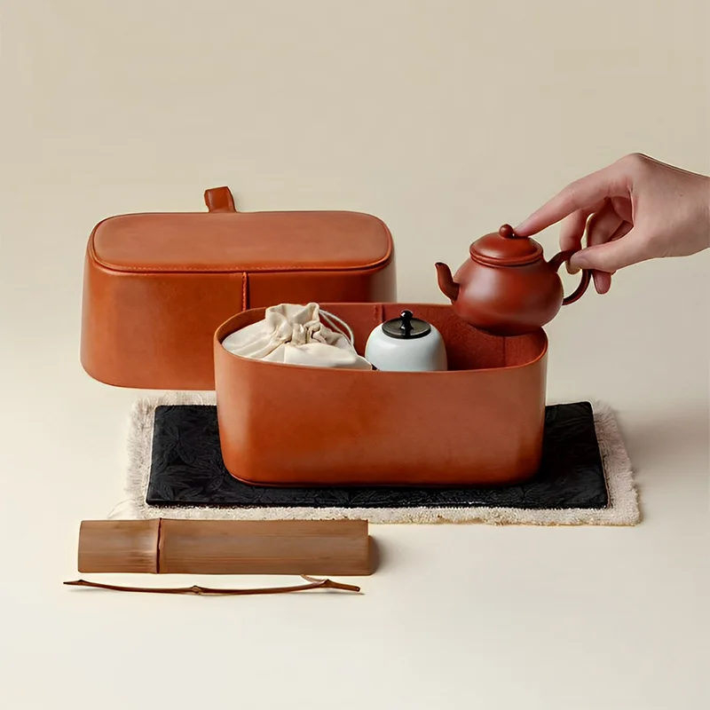 Tang and Song Japanese Style Complete Tea Set One Pot Three Cups Outdoor Car Kung Fu Tea Set Set