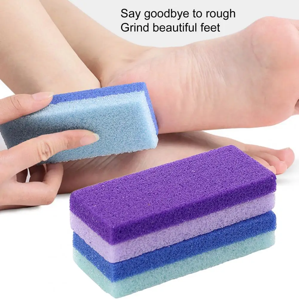 

4Pcs Foot Pumice Stones Double Sided Foot Scrubs Foot Care Repair Dead Skin Non-scratch Feet Skin Callus Remover Scrubbers