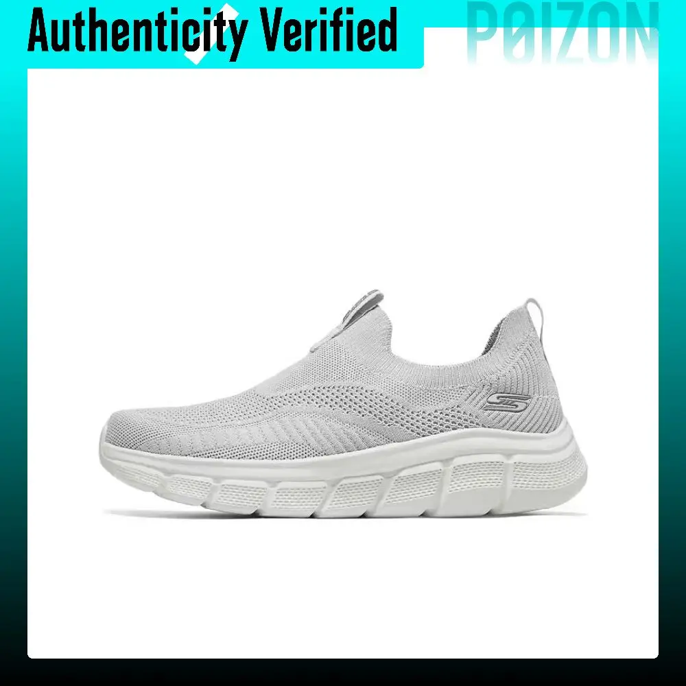 Skechers Bob's Abrasion Resistant Breathable Abrasion Resistant Breathable Low top Casual Running Shoes Men's Gray 118107-GRY