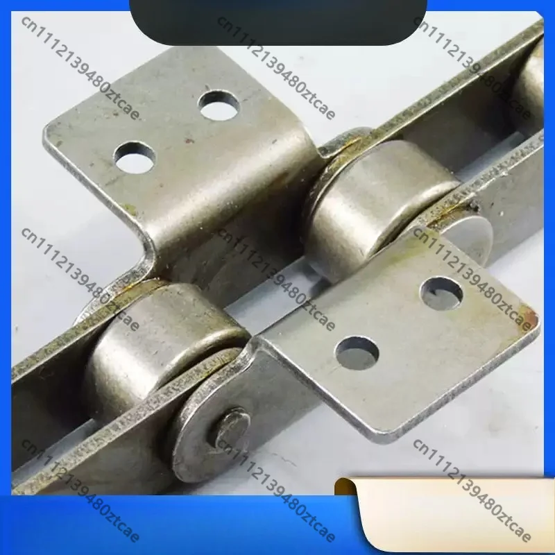Custom Industrial Conveyor Chain Stainless Steel Non‑Standard Special Bent Plate Chain Large Pitch Straight Plate Mechanical