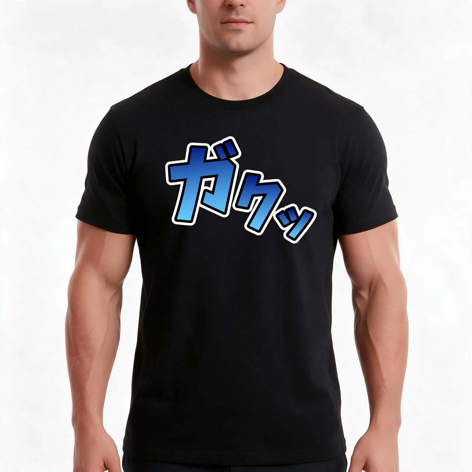 Gaku Japanese Typography T-Shirt, Summer Casual Cotton Tee, Oversized Streetwear Tops, Vintage Graphic Print, Unisex Men Women