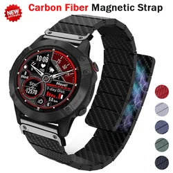 22 26mm Carbon Fiber pattern Strap For Garmin Fenix 7 7X 6 6X Pro 5 5S Plus Descent MK1 Magnetic Smartwatch Band Forerunner 945