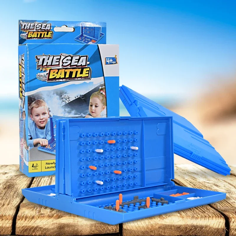 Two Person Table Game, Naval Battleship Fighting Game, Educational Traditional Toy, Children's Battleship Board Toy Game