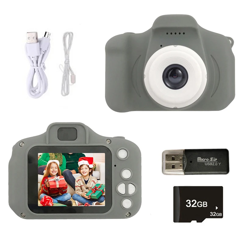 ZK20 Children\'s Camera Waterproof 1080P HD Screen Camera Video Toys  Kids Cartoon Cute Camera Outdoor Photography Toys