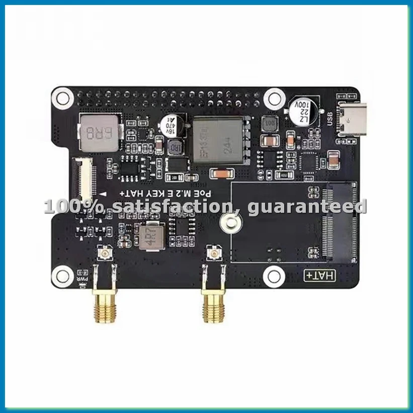 5-pcie-to-m2-e-key用、poe-hat-付き、rpi-5-a09i用のngffワイヤレスネットワークカード-bluetoothをサポート