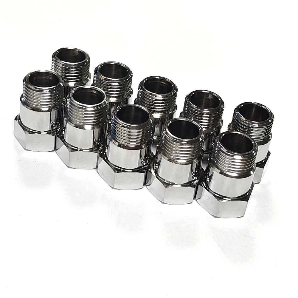 

10pc Auto parts 32mm Oxygen Sensor Spacer Adapter O2 Sensor Extension M18x15 O2 Sensor Extended Isolation Plug Adapter