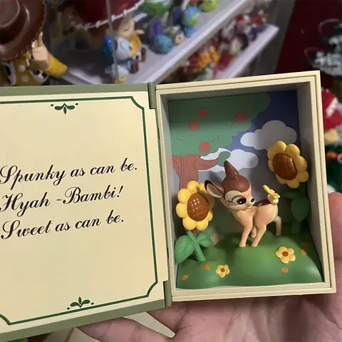 Disney 100-årsjubileum Bambi Actionfigurer Leksaker Söt Disney Bambi Hjort Animefigur Dockor Presenter till barn 10 best sales Disney 100 år - №5