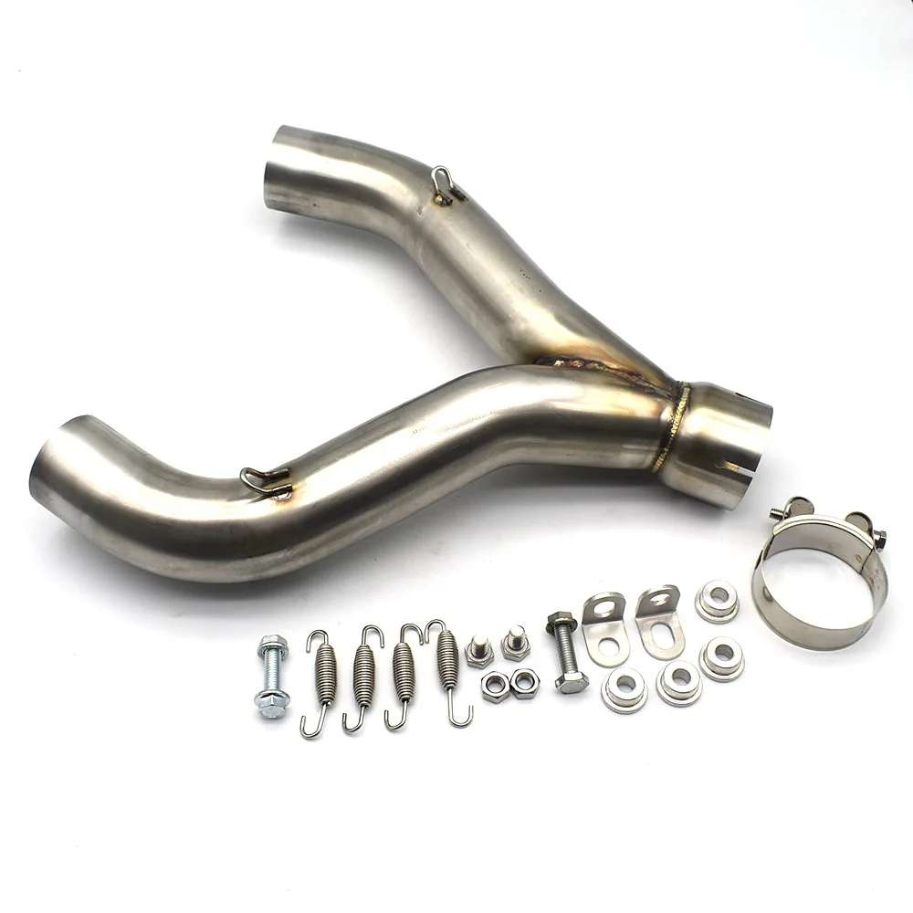 For Aprilia SHIVER 900 2017 2018 2019 2020 SL 900 17 - 20 SHIVER 900 Escape Slip-on Motorcycle Exhaust Muffler Middle Link Pipe