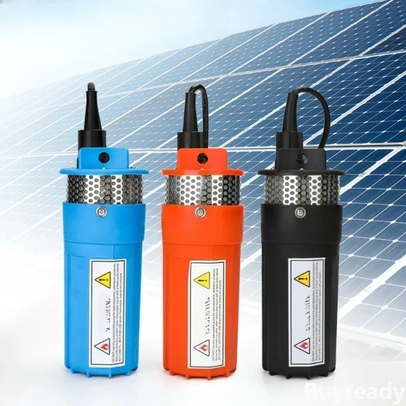 12V 24V DC Deep Well Submersible Pump 70M Head Small Electric Water Transfer Pump for Solar System