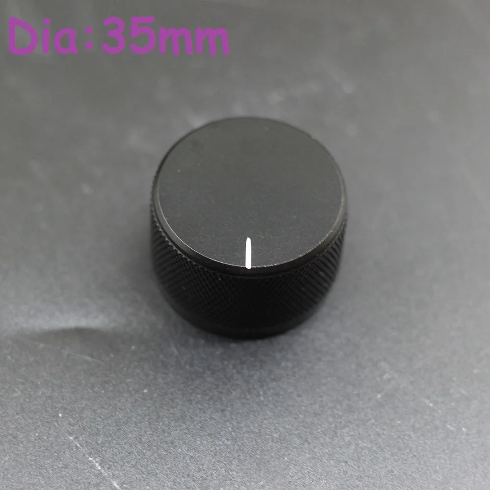 

1 Piece 35mm Anodized Aluminum Power Amplifier Solid Knob Volume Potentiometer Buttons Auido Chassis Enclosure Switch Indicator