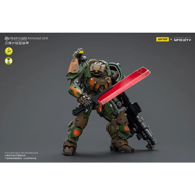 Joytoy original infinito série shakush luz armadura anime figura de ação modelo brinquedos modelo colecionável ornamentos presentes para meninos