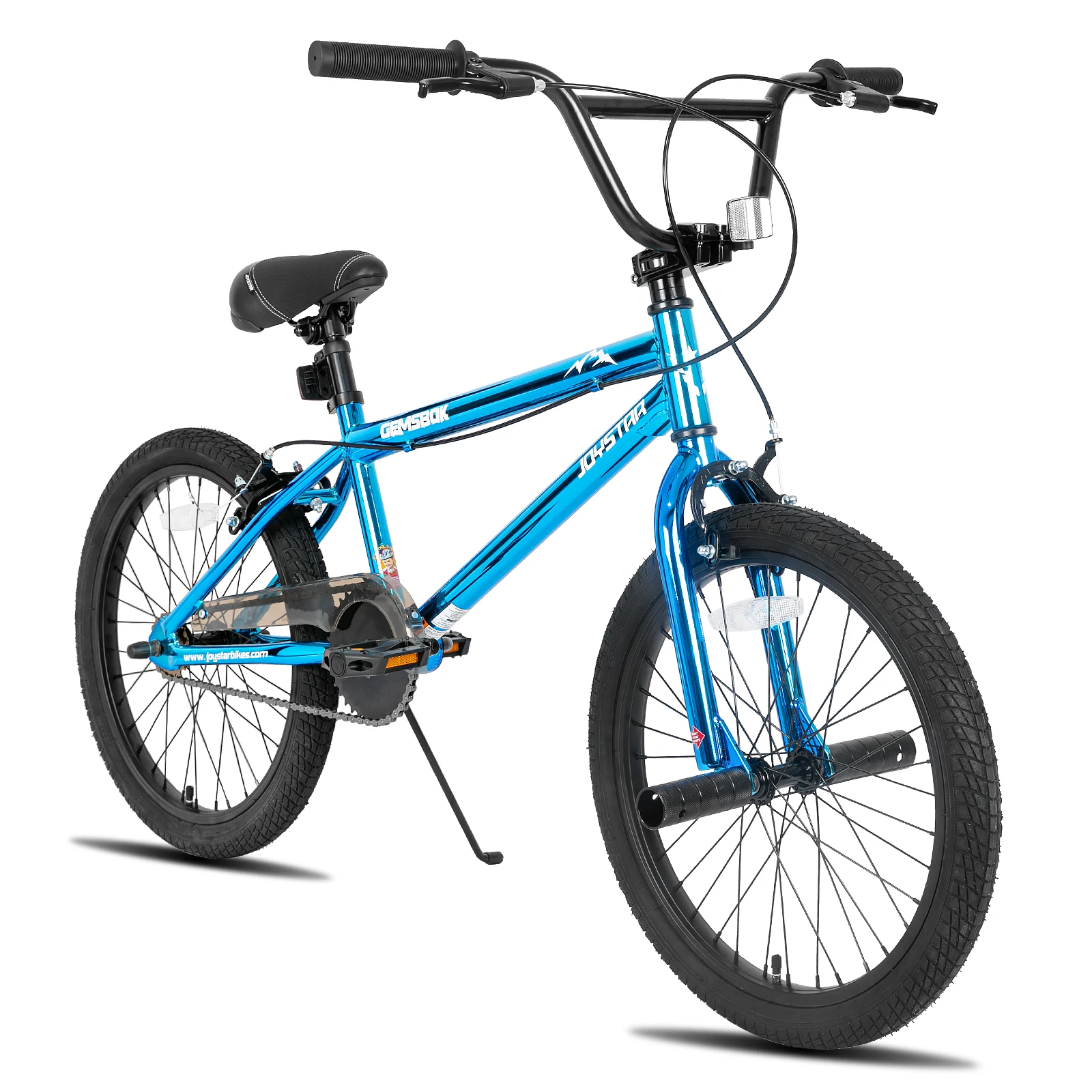 

JOYSTAR 20 Inch Kids BMX Bike for Boys Girls Ages 7-12 Years, 20" Kids Bikes for Beginner,Dual Hand Brakes, 2 Pegs, Blue