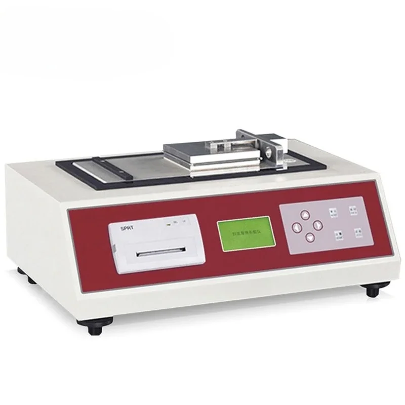 Plastic film sheet friction coefficient tester, paper and cardboard inclined surface friction coefficient tester